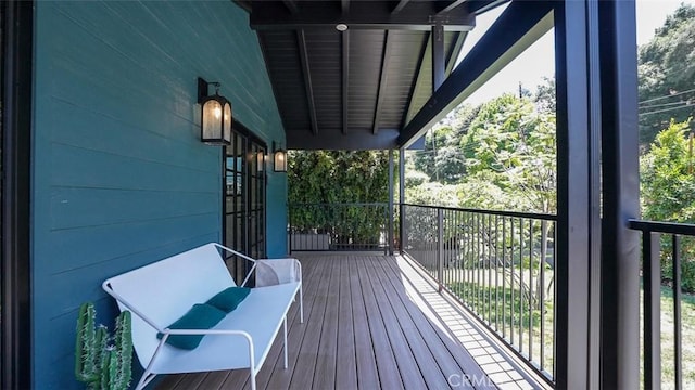 3756 Goodland Ave, Studio City, CA 91604 - view of wooden deck