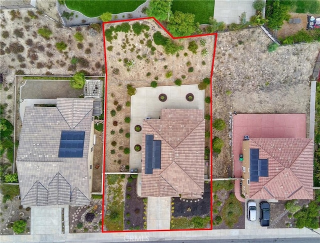 4073 Tamarind Rdg, Lake Elsinore, CA 92530 - aerial overview of property's location with property boundaries highlighted