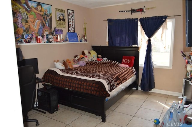 13104 Hoyt St, Pacoima, CA 91331 - tiled bedroom featuring multiple windows