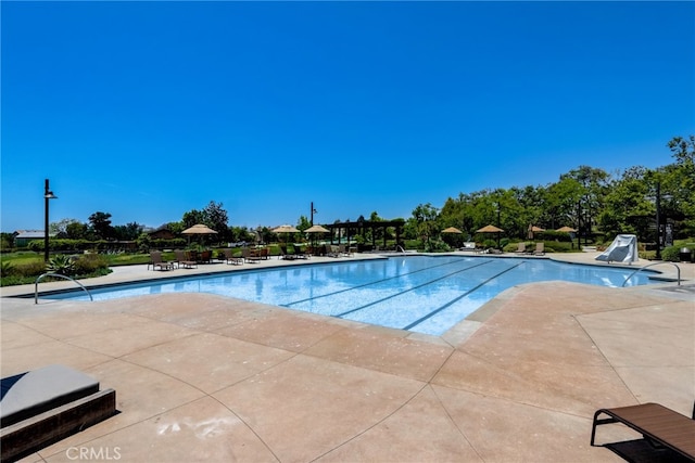 542 Cultivate, Irvine, CA 92618 - community pool featuring a patio area