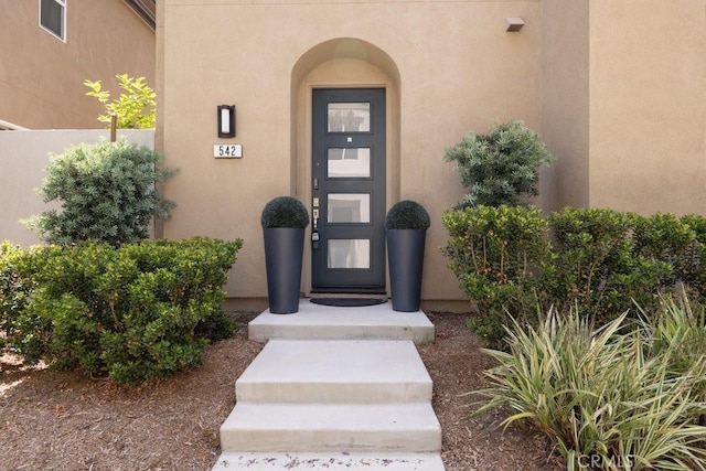 542 Cultivate, Irvine, CA 92618 - view of exterior entry featuring stucco siding