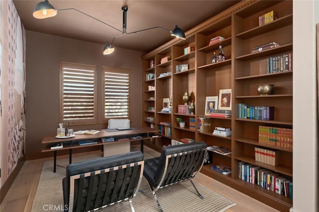1115 Myles Ln, Nipomo, CA 93444 - office with wood finished floors
