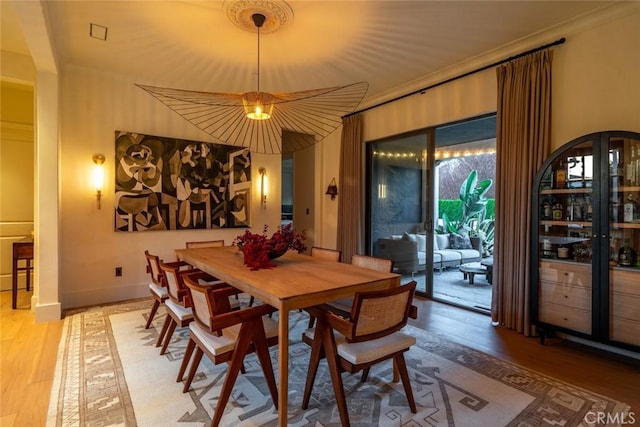 1115 Myles Ln, Nipomo, CA 93444 - dining room featuring wood finished floors and crown molding