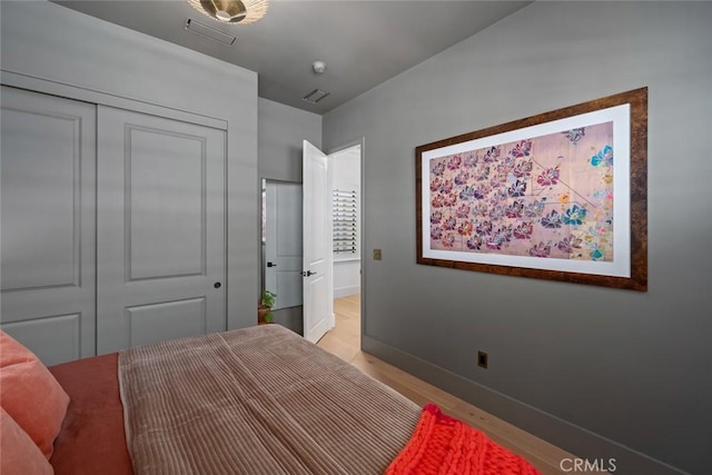 1115 Myles Ln, Nipomo, CA 93444 - bedroom featuring light wood-type flooring and a closet