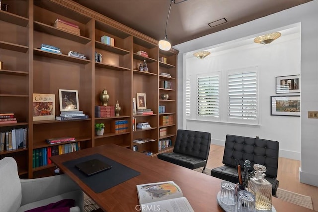 1115 Myles Ln, Nipomo, CA 93444 - office with wood finished floors and baseboards