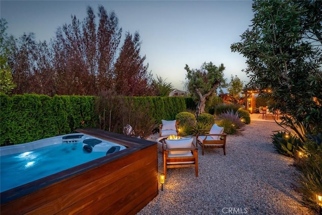 1115 Myles Ln, Nipomo, CA 93444 - view of patio / terrace featuring a hot tub