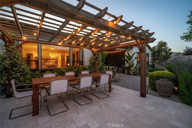 1115 Myles Ln, Nipomo, CA 93444 - view of patio featuring outdoor dining space and a pergola