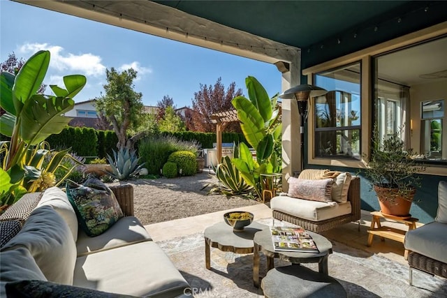 1115 Myles Ln, Nipomo, CA 93444 - view of patio featuring an outdoor hangout area