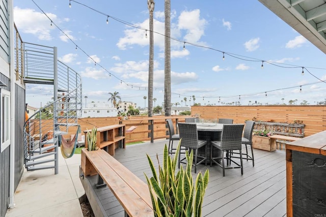 1009 S Cleveland St, Oceanside, CA 92054 - deck with outdoor dining space