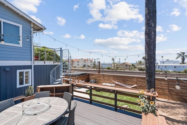 1009 S Cleveland St, Oceanside, CA 92054 - deck featuring outdoor dining area