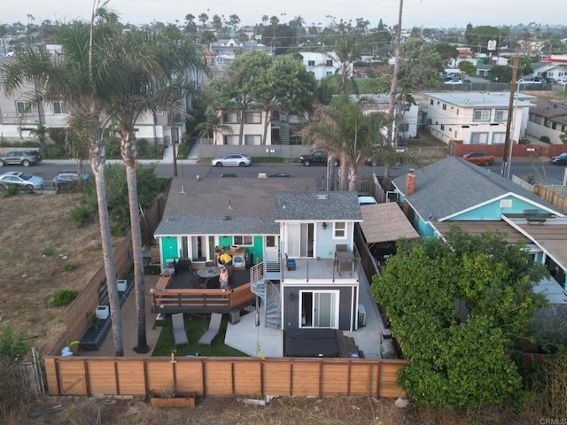 1009 S Cleveland St, Oceanside, CA 92054 - aerial view of residential area