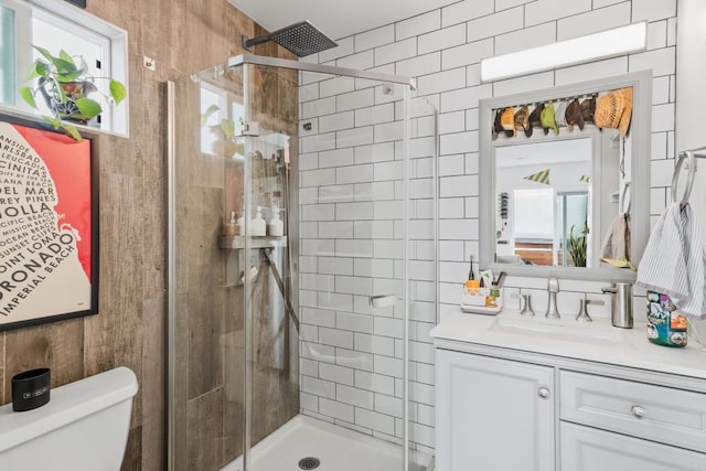 1009 S Cleveland St, Oceanside, CA 92054 - full bathroom with vanity and a stall shower