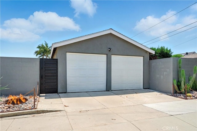 149 N Vail Ave, Montebello, CA 90640 - detached garage featuring a gate