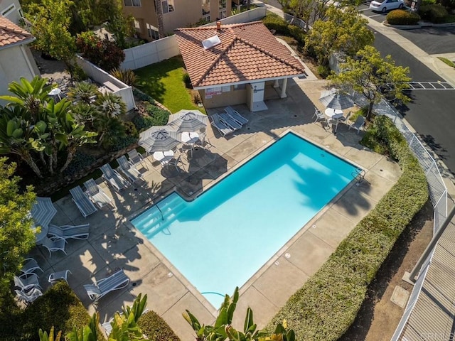 3430 Corte Viejo, Carlsbad, CA 92009 - community pool with a patio area and a gazebo