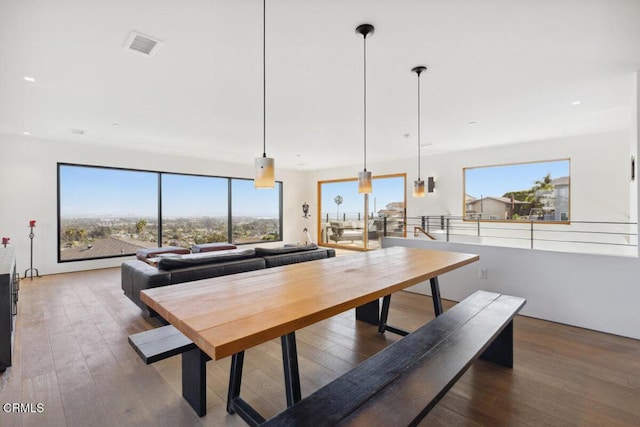 572 Skyline Rd, Ventura, CA 93003 - dining area featuring wood-type flooring