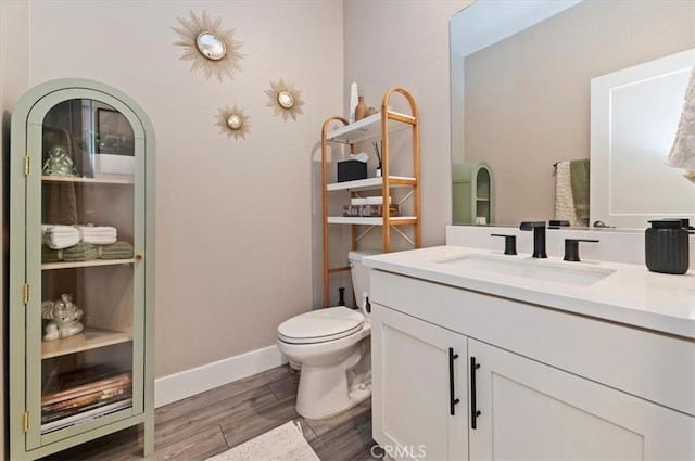 2516 Chad Zeller Ln, Corona, CA 92882 - bathroom featuring vanity and wood finished floors