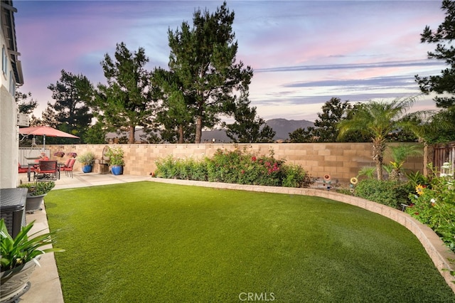 1782 Saige View Cir, Upland, CA 91784 - fenced backyard with a patio area