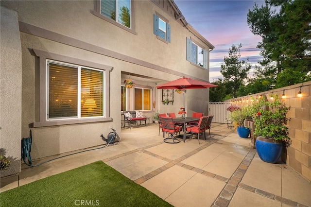 1782 Saige View Cir, Upland, CA 91784 - fenced backyard with a patio area and outdoor dining area