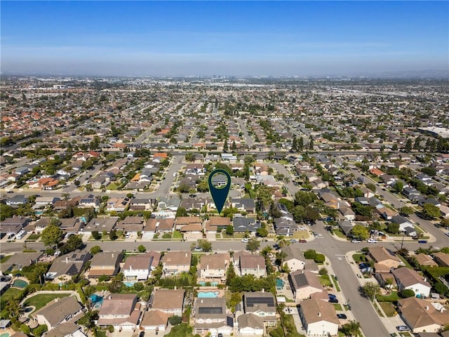 18684 Santa Ynez St, Fountain Valley, CA 92708 - aerial view of property's location featuring nearby suburban area