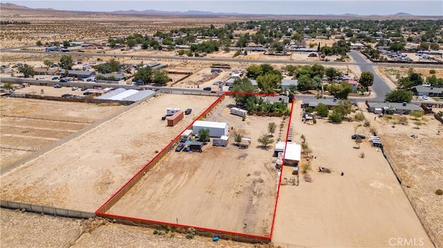 41015 163rd St E, Lancaster, CA 93535 - view of rural area featuring property boundaries highlighted and a mountain backdrop