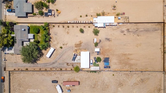 41015 163rd St E, Lancaster, CA 93535 - aerial view of property's location with a desert landscape
