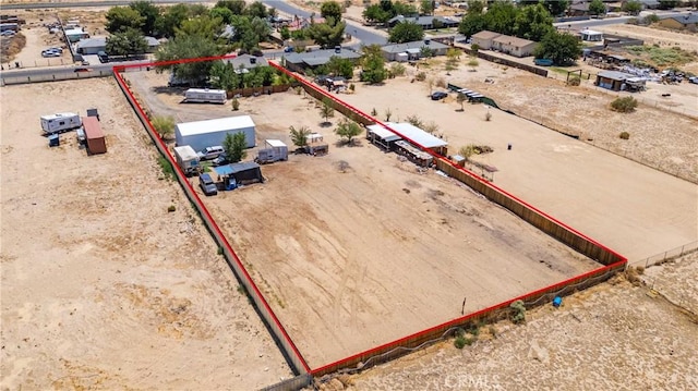 41015 163rd St E, Lancaster, CA 93535 - aerial overview of property's location featuring property boundaries highlighted