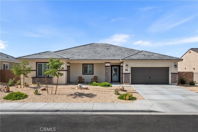 12366 Ranchito Way, Victorville, CA 92392 - ranch-style home with stucco siding, an attached garage, and concrete driveway