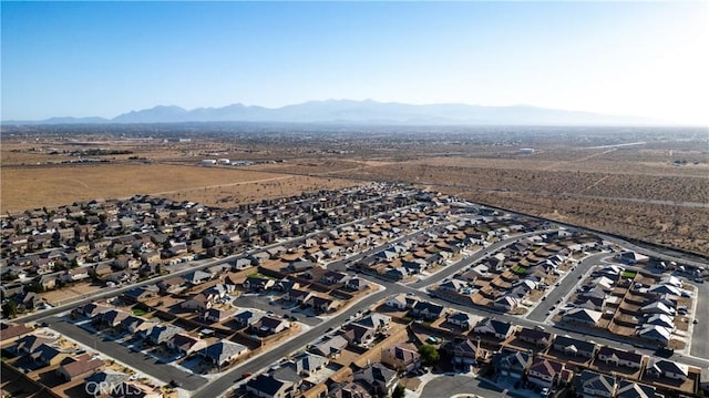 12366 Ranchito Way, Victorville, CA 92392 - aerial view of property and surrounding area featuring mountains and nearby suburban area