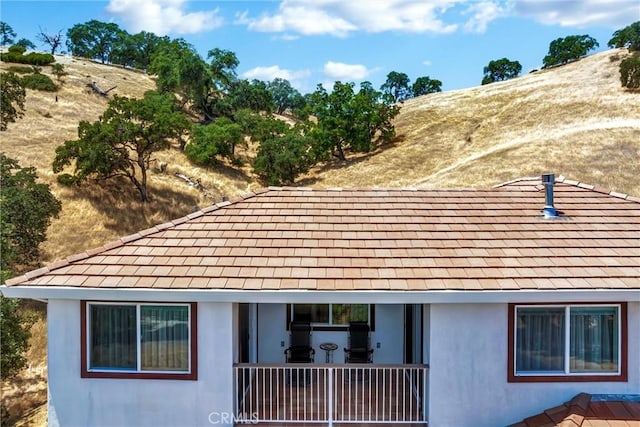 4445 Eucalyptus Ave, Lakeport, CA 95453 - exterior view of stucco siding