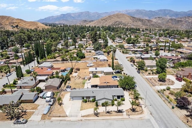 1225 N Alessandro St, Banning, CA 92220 - aerial perspective of suburban area with a mountainous background