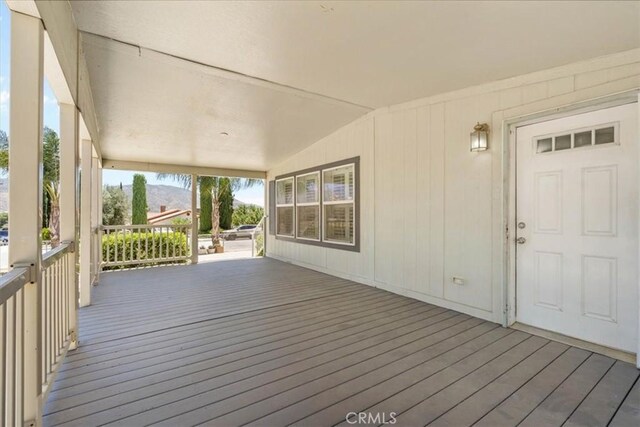 1225 N Alessandro St, Banning, CA 92220 - view of wooden porch