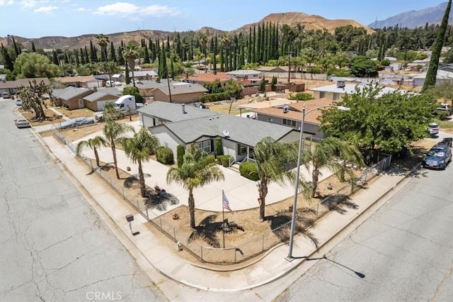 1225 N Alessandro St, Banning, CA 92220 - aerial perspective of suburban area with a mountainous background
