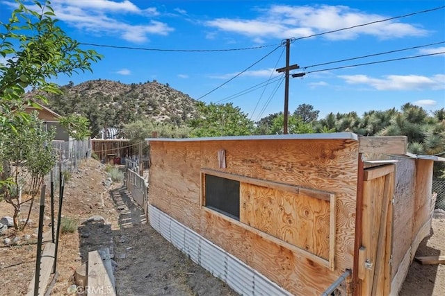 1946 Desert Front Rd, Wrightwood, CA 92397 - view of outbuilding with a mountain view