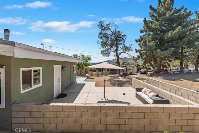 1946 Desert Front Rd, Wrightwood, CA 92397 - exterior view of stucco siding