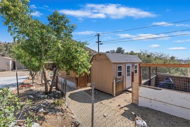 1946 Desert Front Rd, Wrightwood, CA 92397 - view of shed featuring exterior structure