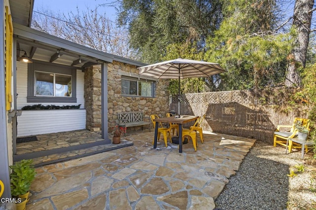 12710 Ojai Rd, Ojai, CA 93023 - view of patio / terrace with outdoor dining area
