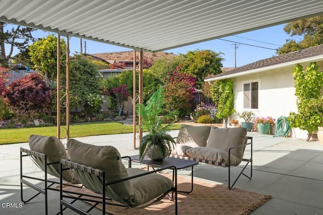 410 Palomares Ave, Ventura, CA 93003 - view of patio featuring an outdoor hangout area