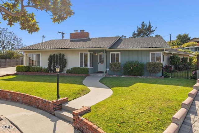 410 Palomares Ave, Ventura, CA 93003 - ranch-style home with a chimney