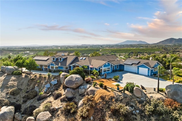 40115 Via Cordova, Temecula, CA 92592 - view from above of property featuring a mountain backdrop