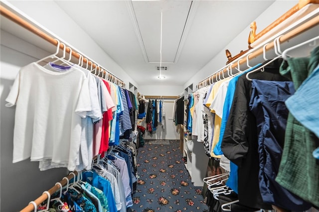 40115 Via Cordova, Temecula, CA 92592 - spacious closet featuring attic access and carpet