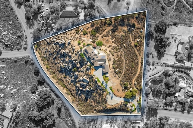 40115 Via Cordova, Temecula, CA 92592 - aerial view of property's location with property boundaries highlighted