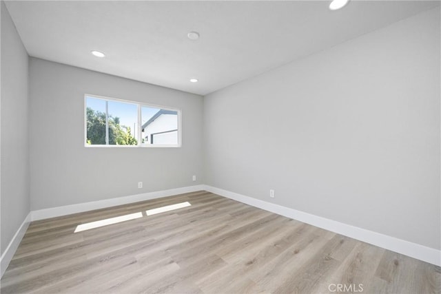 837 S Magnolia Ave, Anaheim, CA 92804 - spare room featuring recessed lighting and wood finished floors