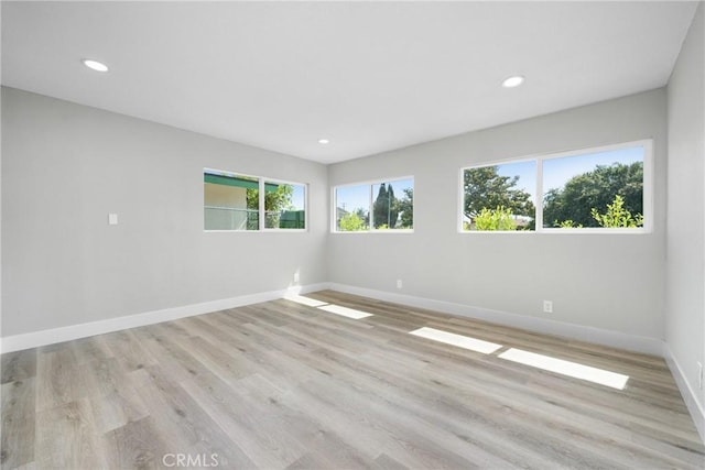 837 S Magnolia Ave, Anaheim, CA 92804 - spare room with recessed lighting and wood finished floors