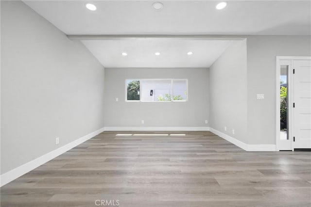 837 S Magnolia Ave, Anaheim, CA 92804 - spare room with recessed lighting and wood finished floors