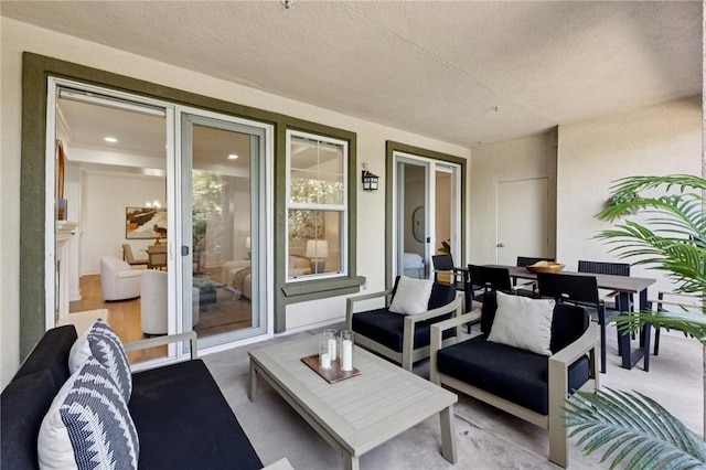 1800 Alma Ave Unit 106, Walnut Creek, CA 94596 - view of patio / terrace featuring outdoor dining space and outdoor lounge area
