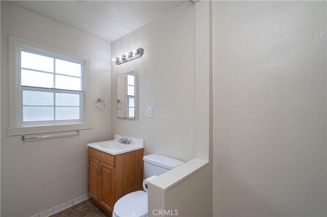 2124 Rutgers Ave, Long Beach, CA 90815 - half bathroom with vanity and tile patterned flooring