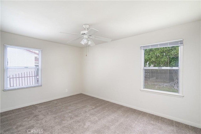 2124 Rutgers Ave, Long Beach, CA 90815 - empty room with carpet and ceiling fan