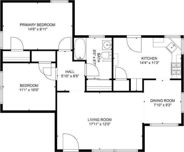 2124 Rutgers Ave, Long Beach, CA 90815 - view of home floor plan