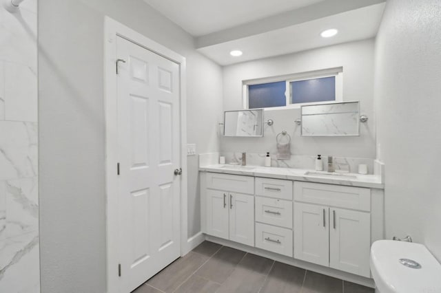 1204 E El Norte Pkwy, Escondido, CA 92027 - bathroom with double vanity and recessed lighting