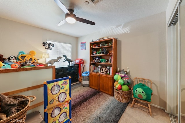 251 E Center St, Covina, CA 91723 - carpeted bedroom featuring a ceiling fan and a closet